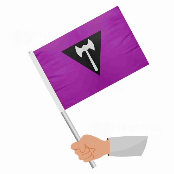 Labrys Lesbian Stick Flag