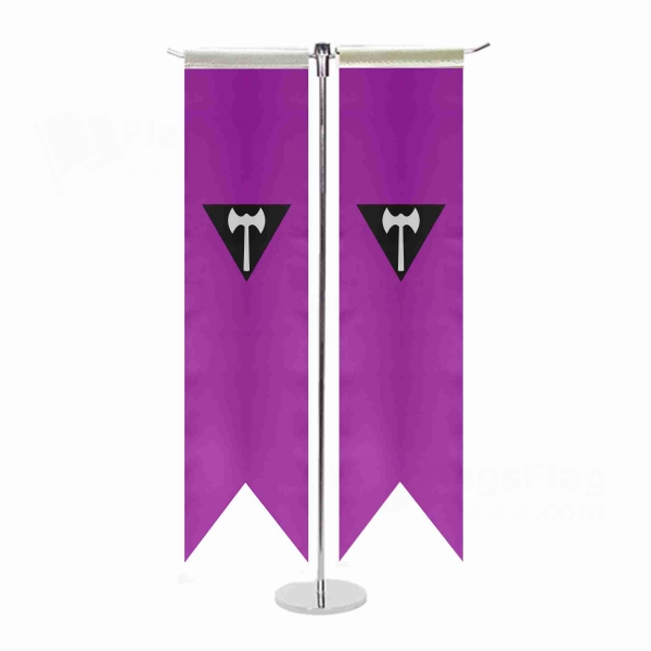 Labrys Lesbian T Table Flags