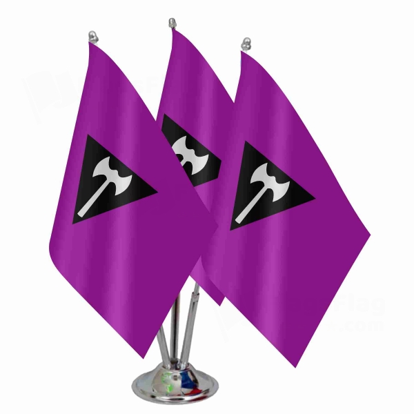 Labrys Lesbian Triple Table Flag