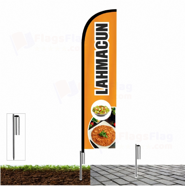 Lahmacun Beach Flag