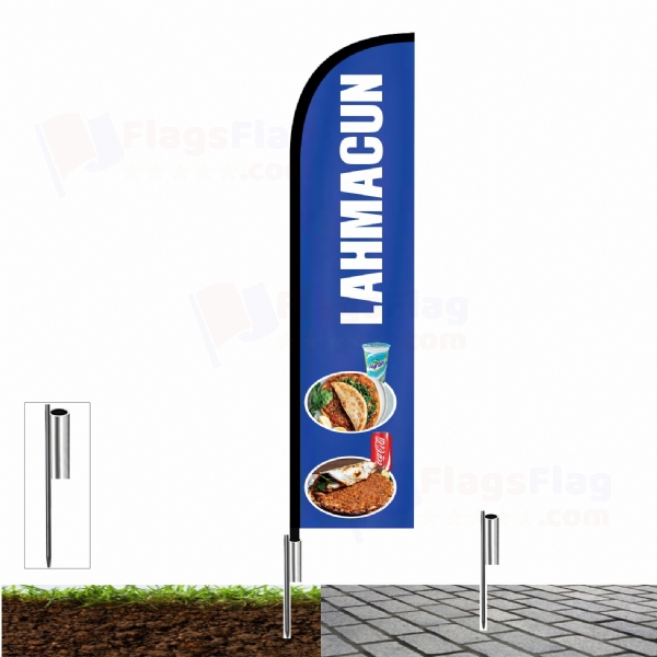 Lahmacun Beach Flag and Sail Flag