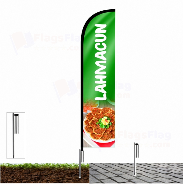 Lahmacun Beach Flags