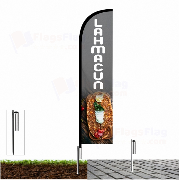 Lahmacun Fishing Rod Flag
