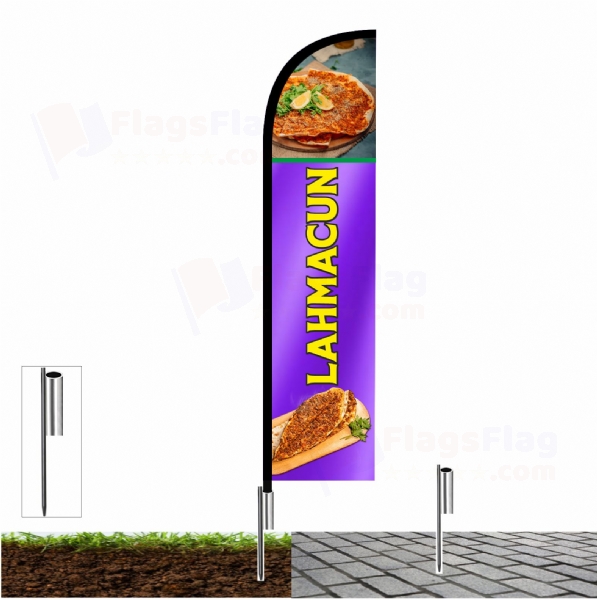 Lahmacun Pole Flags