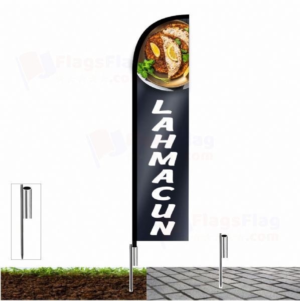Lahmacun Shop Front Flags