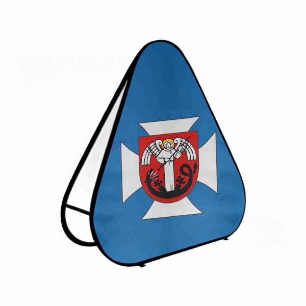 Lancucki Triangle Fabric Banner Display Stands