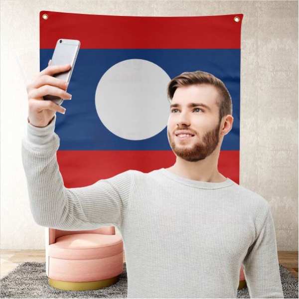 Laos Background Selfie Shooting Landscapes