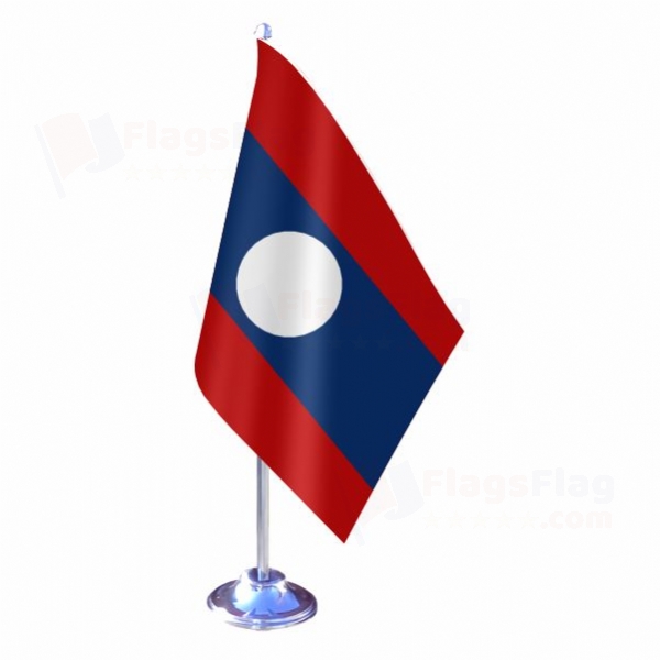Laos Single Table Flag
