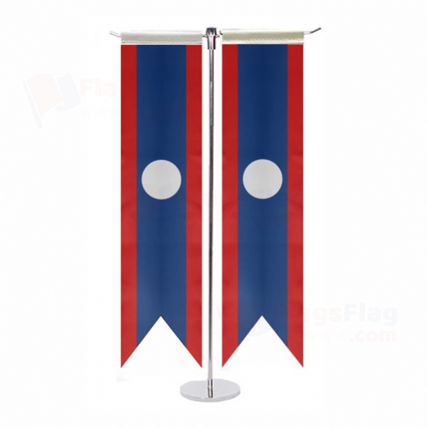 Laos T Table Flag