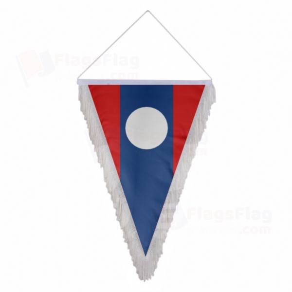 Laos Triangle Fringed Streamers