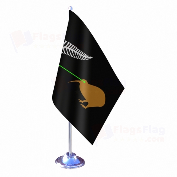 Laser Kiwi Single Table Flag