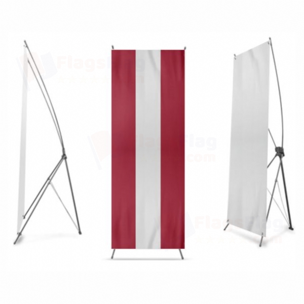 Latvia Digital Print X Banner