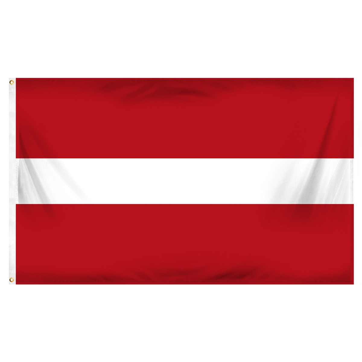Latvia Horizontal Streamers and Flags