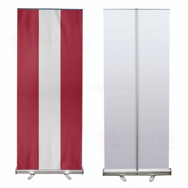 Latvia Roll Up Banner