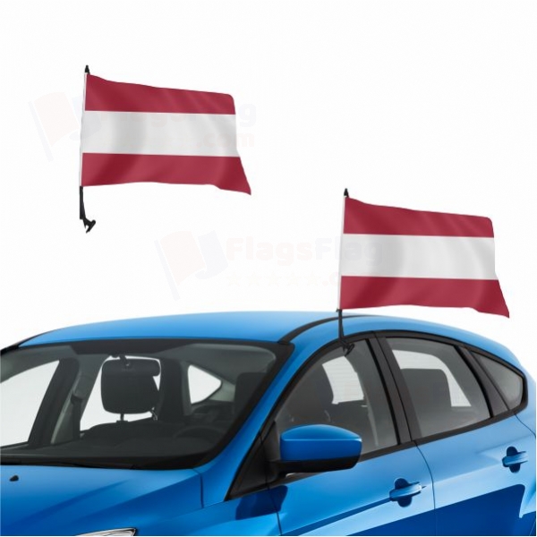 Latvia Vehicle Convoy Flag