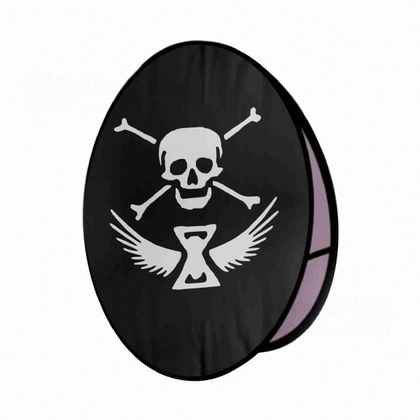 Laurens De Graaf Round Cloth Banner Display Stands