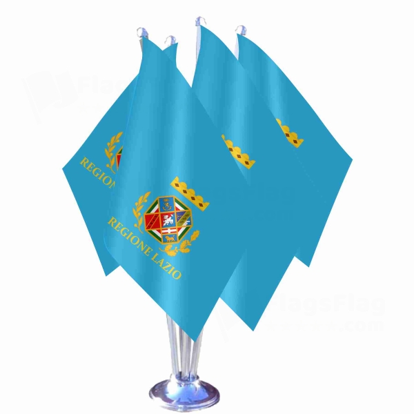 Lazio Quadruple Table Flag
