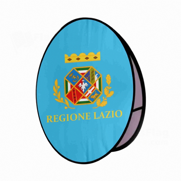 Lazio Round Cloth Banner Display Stands