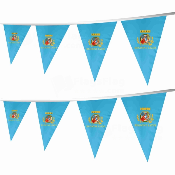 Lazio Stringed Triangle Flag