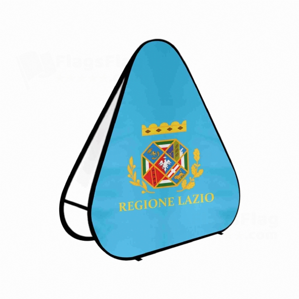 Lazio Triangle Fabric Banner Display Stands