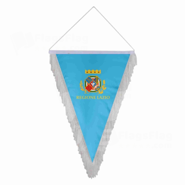 Lazio Triangle Fringed Streamers