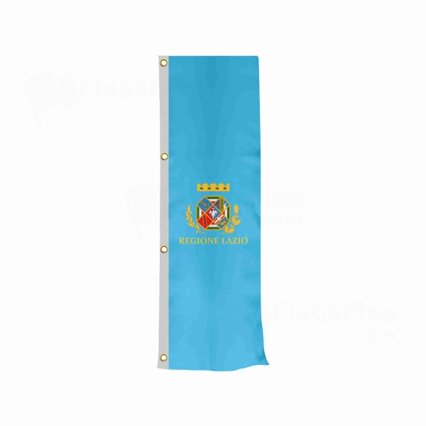 Lazio Vertically Raised Flags