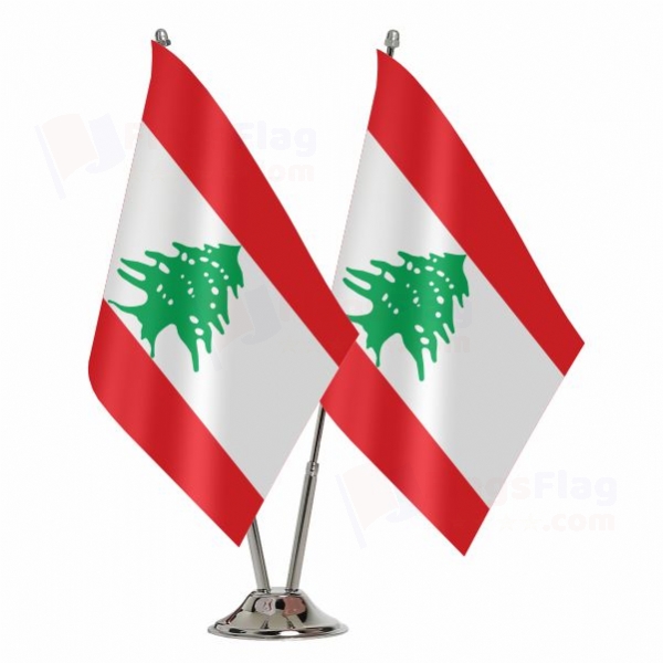 Lebanon Binary Table Flag