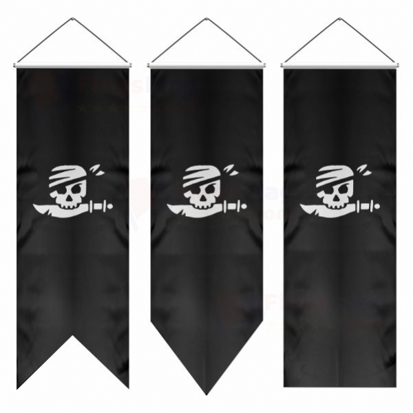 Lego Jolly Roger Swallowtail Flags
