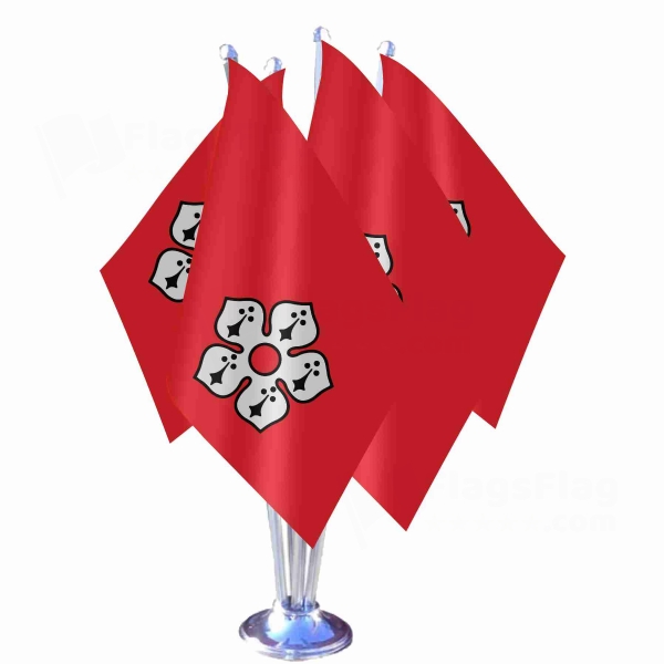 Leicester Quadruple Table Flag