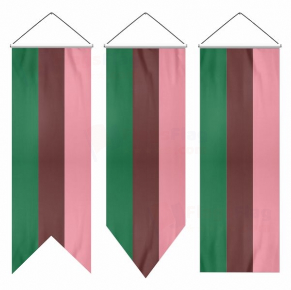 LGBT Androsexual Swallowtail Flags
