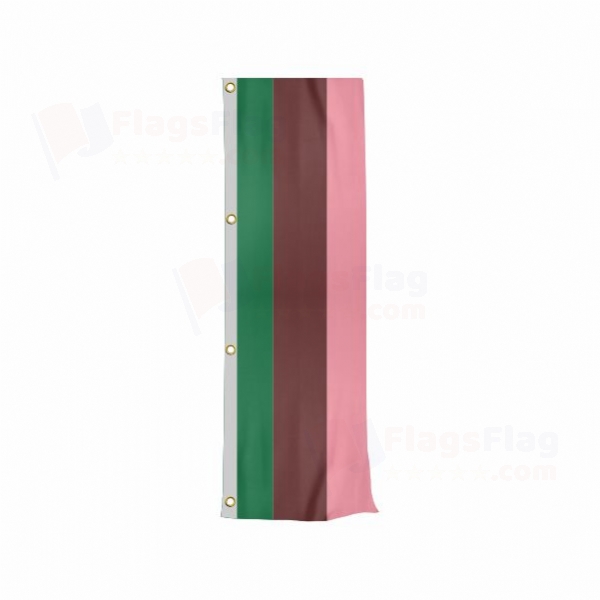 LGBT Androsexual Vertically Raised Flags