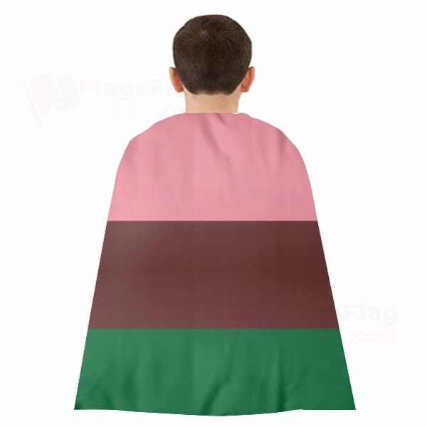 LGBT Androsexual Woven Fabric Cloak Digital Printing