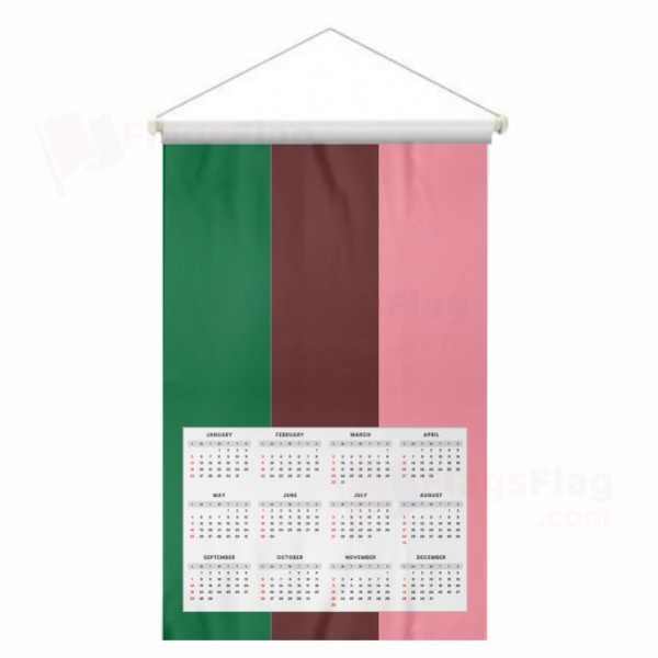 LGBT Androsexual Woven Fabric Digital Printing Calendar