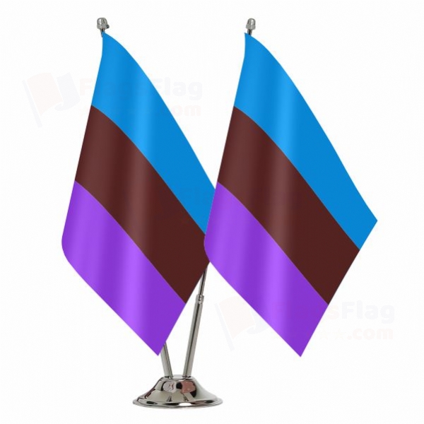 Lgbt Genderqueer Binary Table Flag
