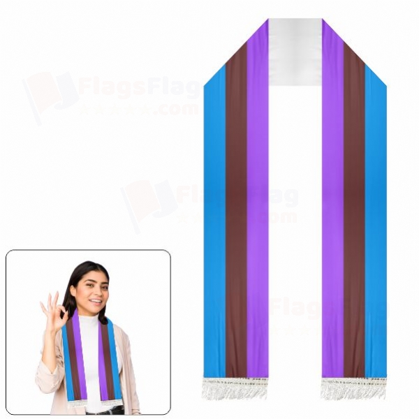 Lgbt Genderqueer Scarf Digital Printing