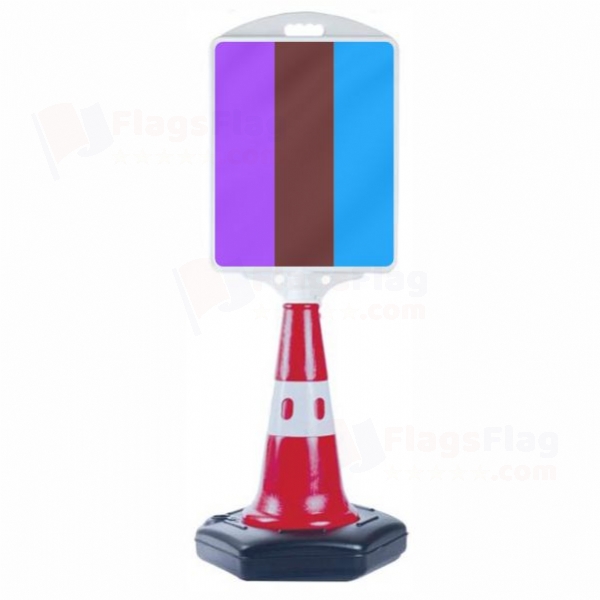 Lgbt Genderqueer Small Size Road Bollard