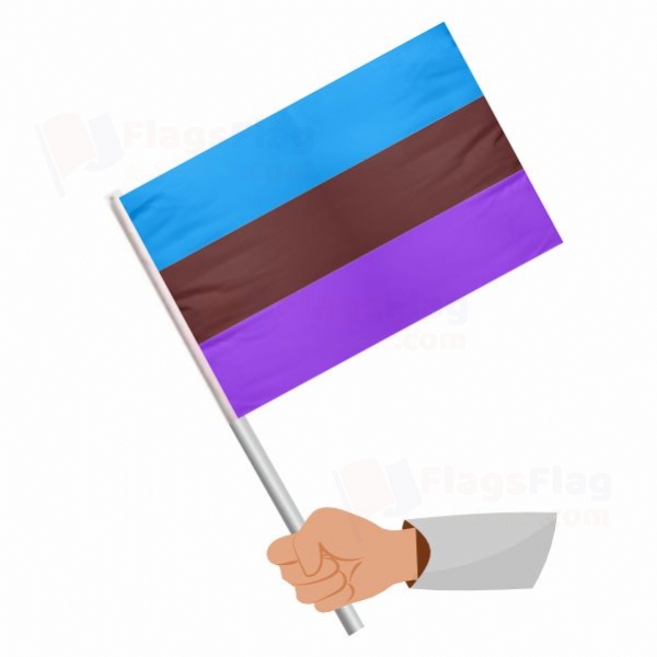 Lgbt Genderqueer Stick Flag