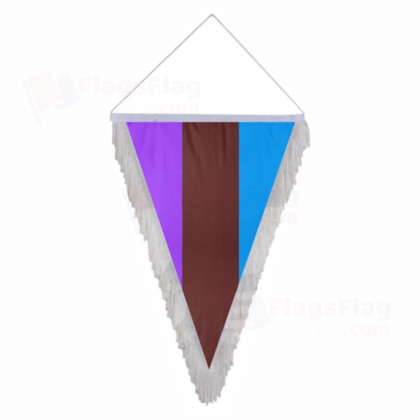 Lgbt Genderqueer Triangle Fringed Streamers