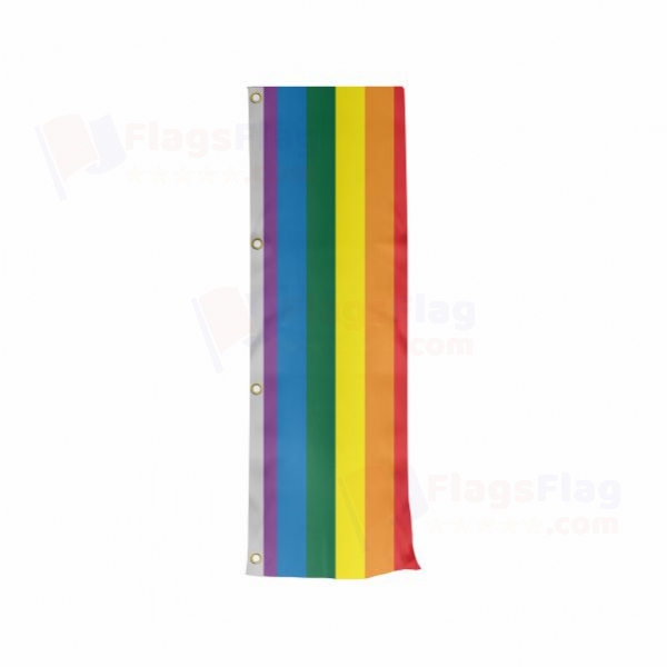 Lgbt Vertically Raised Flags