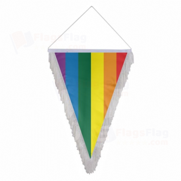 LGBTQ Triangle Fringed Streamers