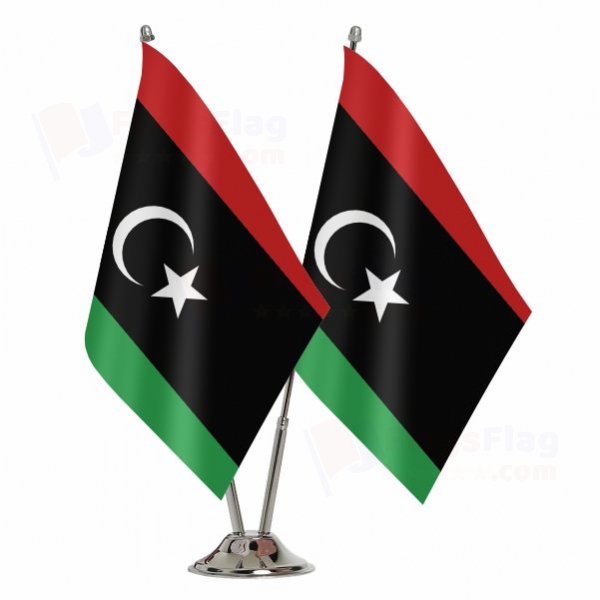Libya Binary Table Flag