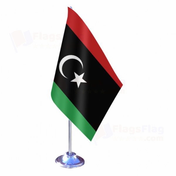 Libya Single Table Flag