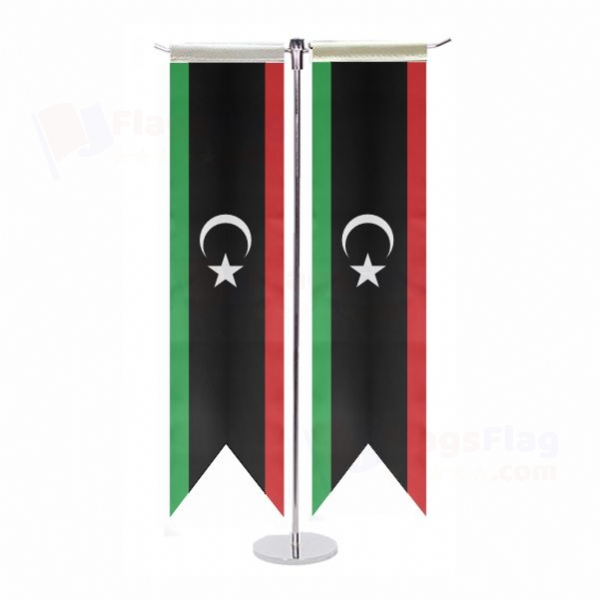 Libya T Table Flags