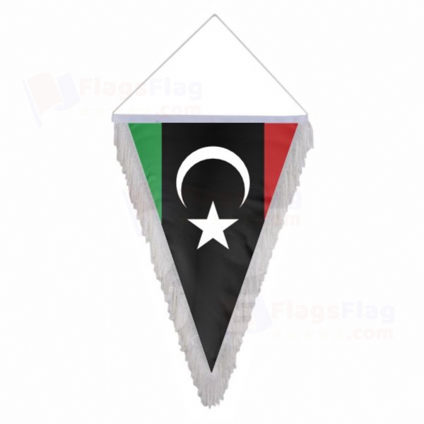 Libya Triangle Fringed Streamers