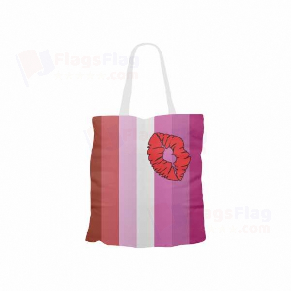 Lipstick Lesbian Pride Cloth Bag Models