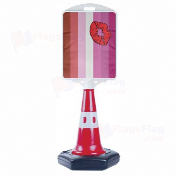 Lipstick Lesbian Pride Medium Road Advertisement Barge