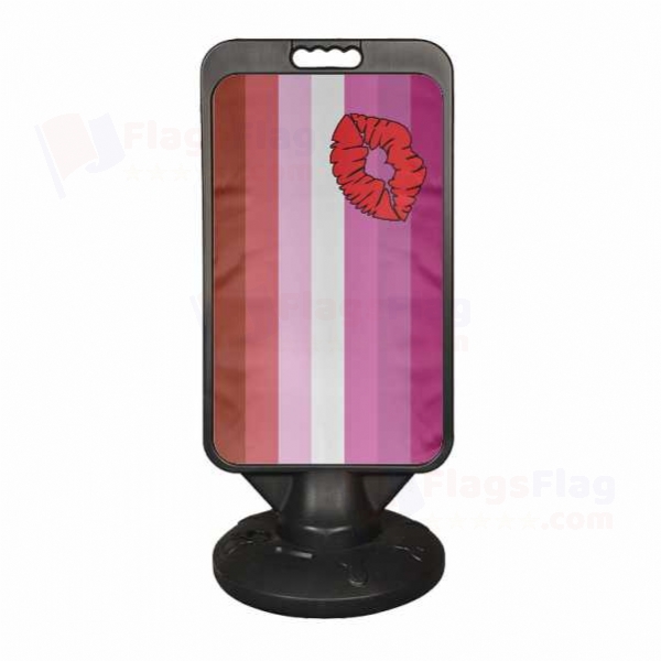 Lipstick Lesbian Pride Plastic Advertising Pontoon