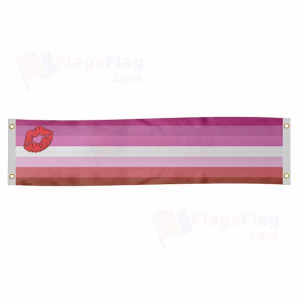 Lipstick Lesbian Pride Poster Banner