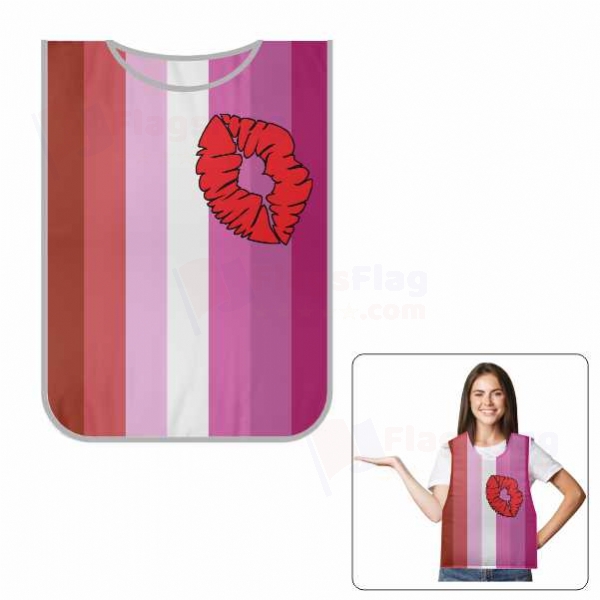 Lipstick Lesbian Pride Single Use Strike Apron