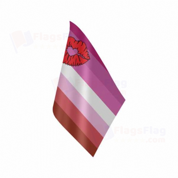 Lipstick Lesbian Pride Table Flag